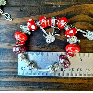 100% Pandora Bracelet with 18 charms